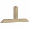 Ekena Millwork Portland Rough Sawn Timber Gable Bracket, Douglas Fir, 48"W x 20"H x 4"D x 4"F, 10/12 Pitch GBW048X20X0404POR00RDF - alternate 5